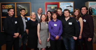 Desert Fireball Network team at our app launch, held at Scitech in October 2013