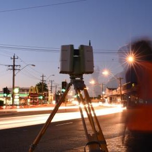 Surveying at Scarborough Beach Road - Perth Daytime Fireball