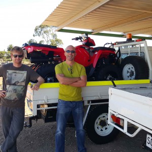 New purchase - a quad bike - should help the search (Jon Paxman, Phil Bland)